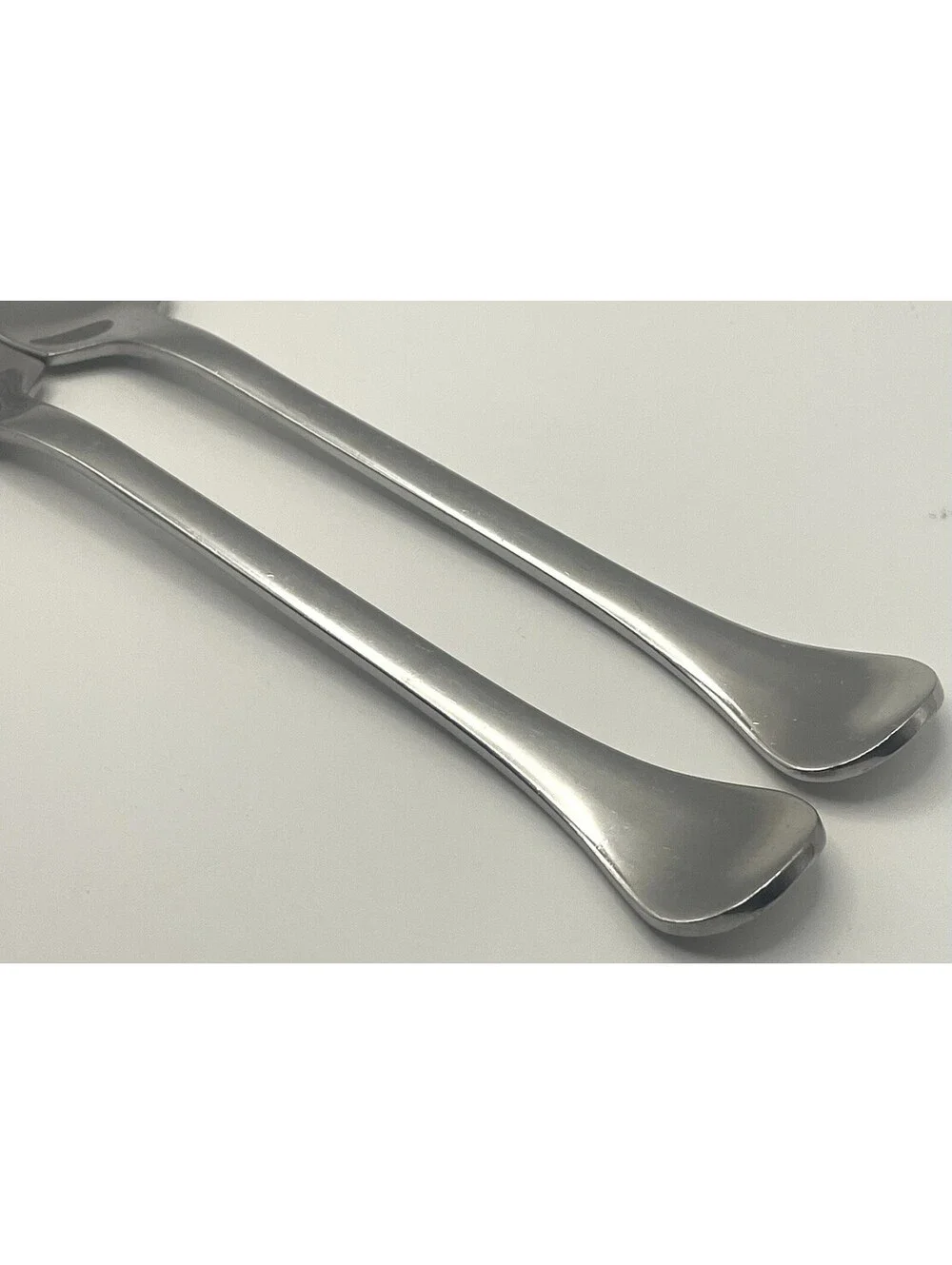 (2) Dansk KOBENHAVEN II 18/10 Stainless Glossy China Dinner Fork Lot ~ 8.25”